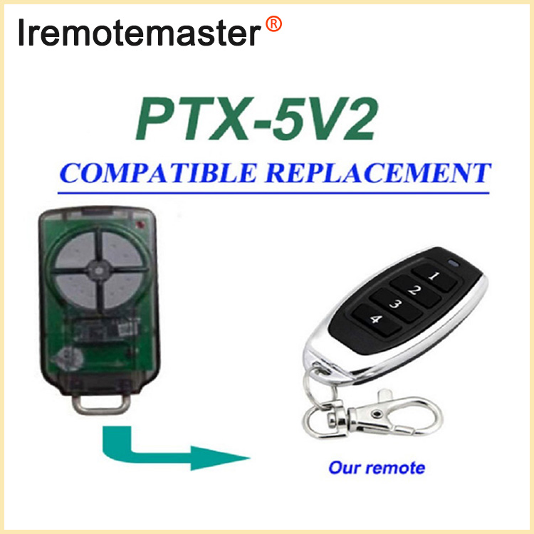 Ji bo PTX5V2 PTX-5 Veguheztina Dûra Deriyê Garajê 433.92 MHz